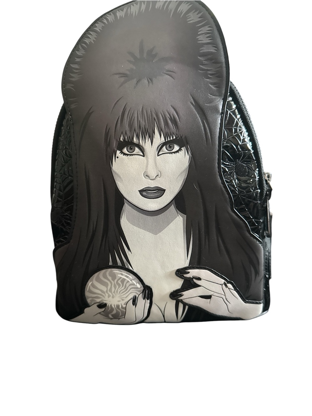 Loungefly Black & White Gothic Portrait Backpack